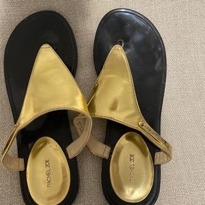 Rachel Zoe Gold Gladiator Sandals